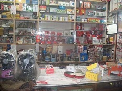 In three stores , including electronic theft