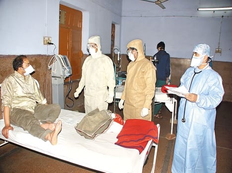 Swine flu six patient admit in hospital