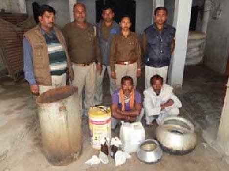 Raw alcohol and recovered Lhn