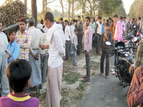 ganna ladi tractar-trauli palti, yuvak ki maut