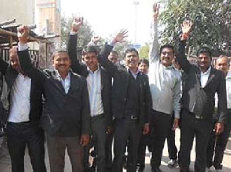 Advocates are on strike over demands