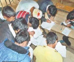 UP board exam and cheating