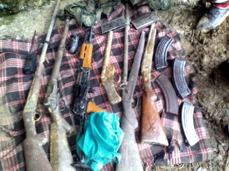 hideout busted in doda, arms recovered