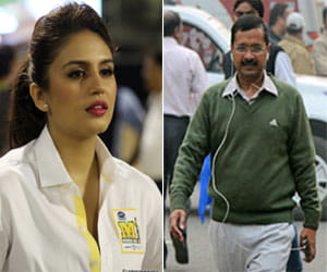 Huma quraishi unhappy with arvind kejriwal.