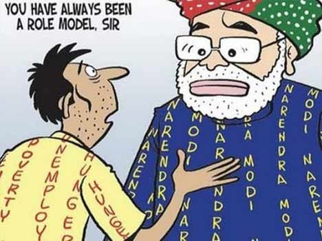 narendra modi's suit and controversy
