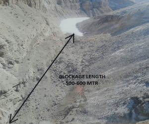 phutkal artificial lake in kargil district burst on thursday