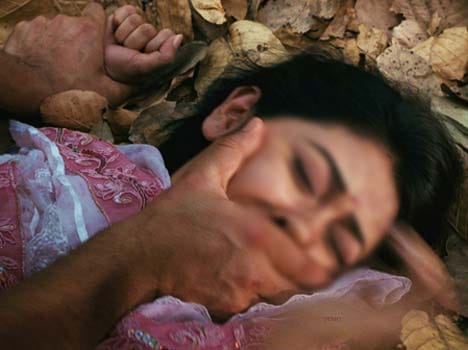 stormed of masked robbers, and gang rape with sisters