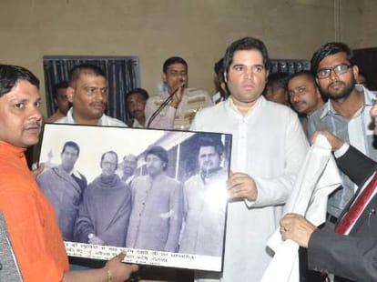 BJP MP Varun Gandhi criticized party.