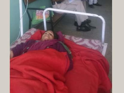 bus accident at bilaspur, five injured.