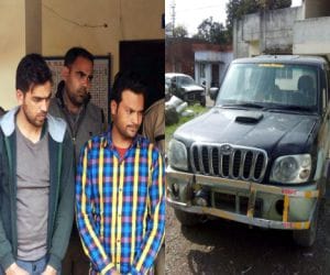 smuggling of cattle in luxury car