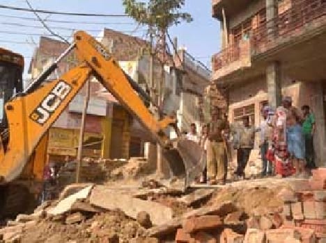  Demolition drive in varanasi