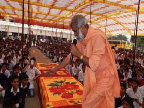 enthusiasm of the people with the slogan fo Bharat Mata 
