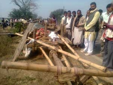 the irritate villagers put jam on state highway-31