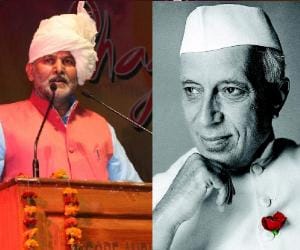 Ram Bilas Sharma (education minister) abused to Pandit Jawaharlal Nehru