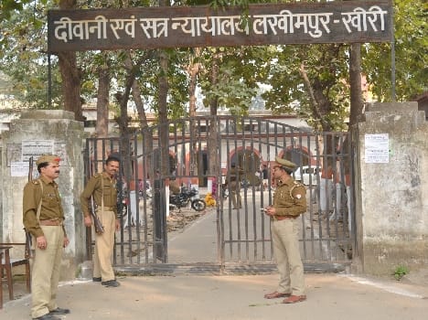 Moradabad court premises after killing Kheri alerts