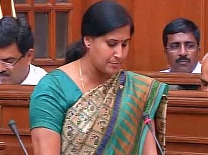 Delhi assembly deputy speaker vandana kumar booked in harassment case