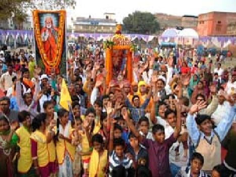Occasion of Sant gadge jayanti people participate in Sobhayatra