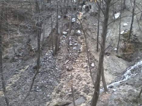 chamba Holly tunnel leakage power project resembled destruction.