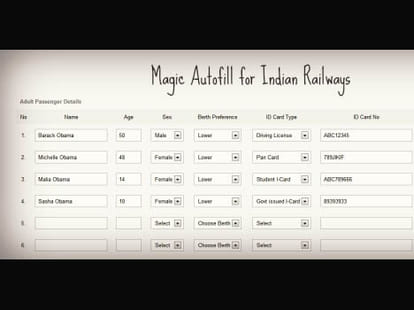 fastest booking of rail ticket on irctc is possible