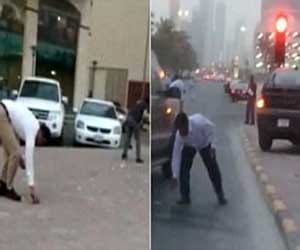  money blown up bu gust of wind in dubai