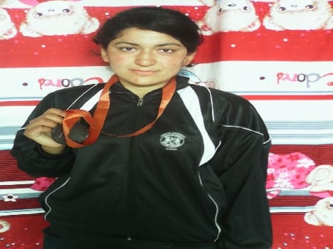Babita won the bronze medal in boxing
