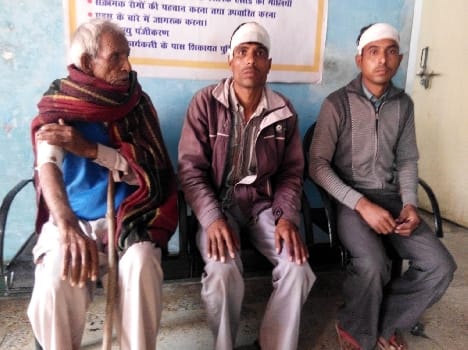 The two sides clashed in Bira , four injured
