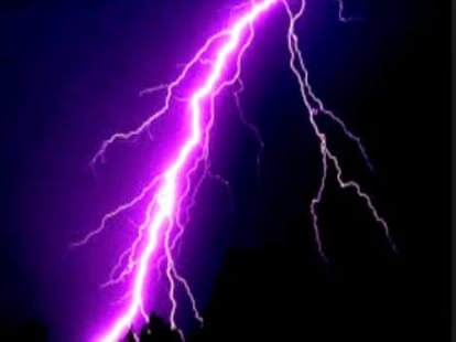 Lightning struck at Gurdwara temple in himachal.