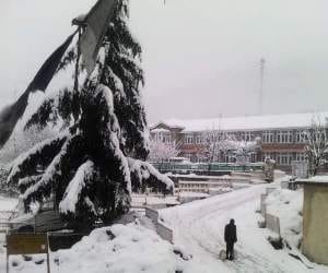 glyciar slide in himachal.