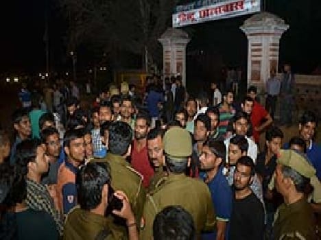 Outrageous student ventured outside the hostel , Hungama