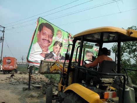 bulldozers driving 