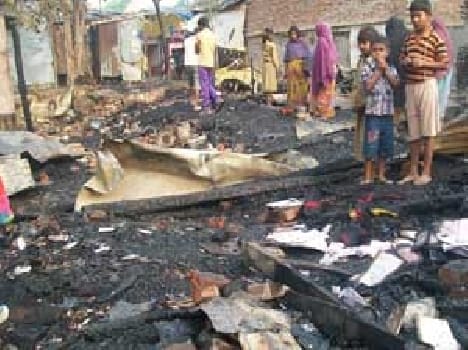 shops were destroyed in the fire