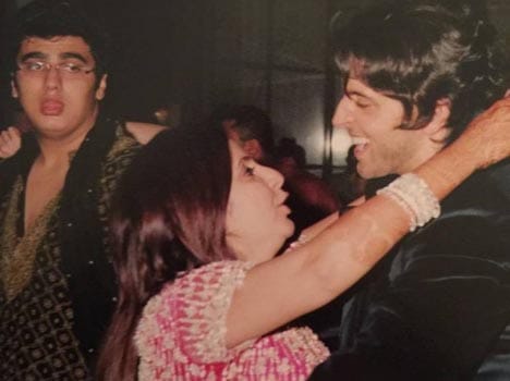 Farah, Hrithik Roshan and arjun kapoor, viral photo