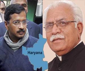 Kejriwal wrote a letter to Khattar  for Delhi water