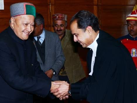 VK sharma take over charge for Administrative Tribunal of himachal pradesh.