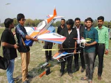 Aircraft & Helycopter Models Show In Tecnex IIT BHU
