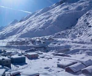 snowfall and rain in jaunsar.