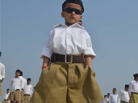 rss help to litarte nepal earthquake victim child.
