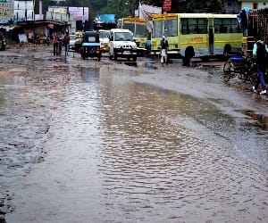 school closed due to rain and snowfall.