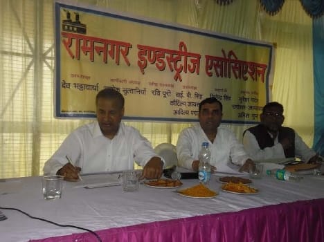 Participating in the meeting collector NK Singh.
