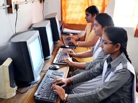 Girl student make elictricity from polythene