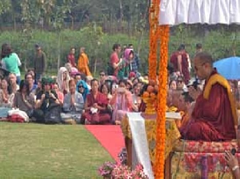 Acharya Mahashraman Araive In Sarnath' Meet To Karmapa Ugeyen Trinle Dorje