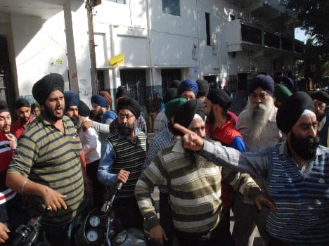 The general body of the Sikhs in the commotion