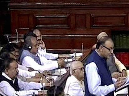 uproar in parliament today.