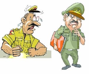 Wrong parking vehicles seized