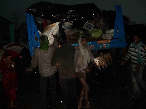 Fears of rising water level of Sharda