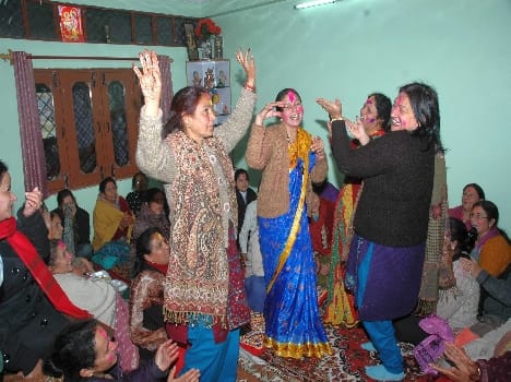 Holi celebrations in homes are now