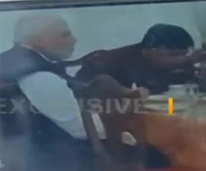 modi taken meal at Parliament canteen