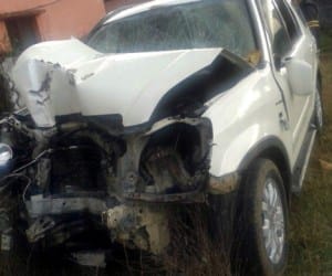 Four people injured in road accident