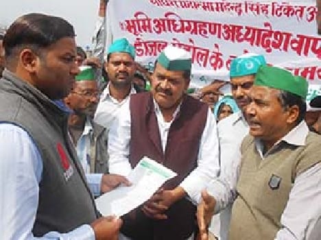 BKU pique against land acquisition bill