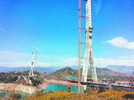 Soon will run vehicle on cable stayed bridge 